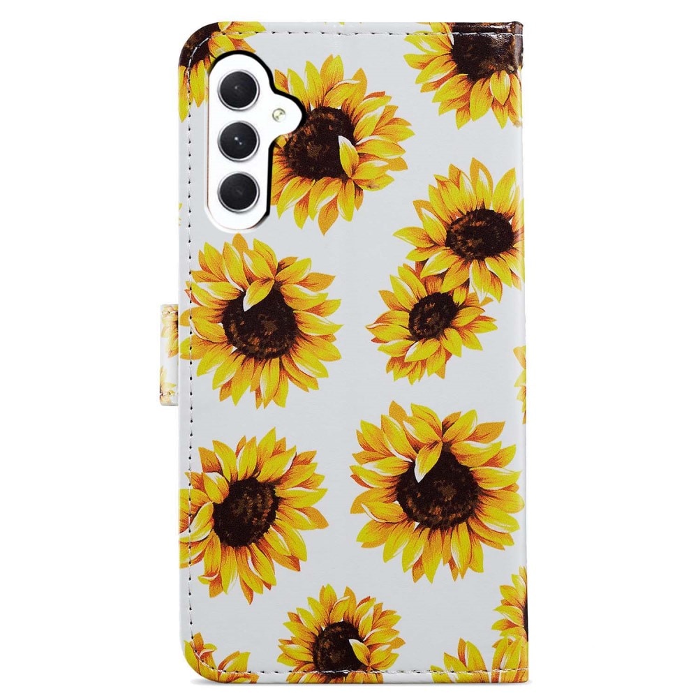 Funda cartera Samsung Galaxy A15 girasol