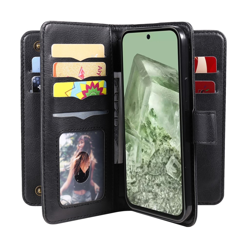 Funda cartera Multi-slot Google Pixel 8a, negro