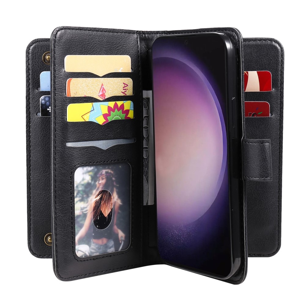 Funda cartera Multi-slot Samsung Galaxy S24 Ultra, negro