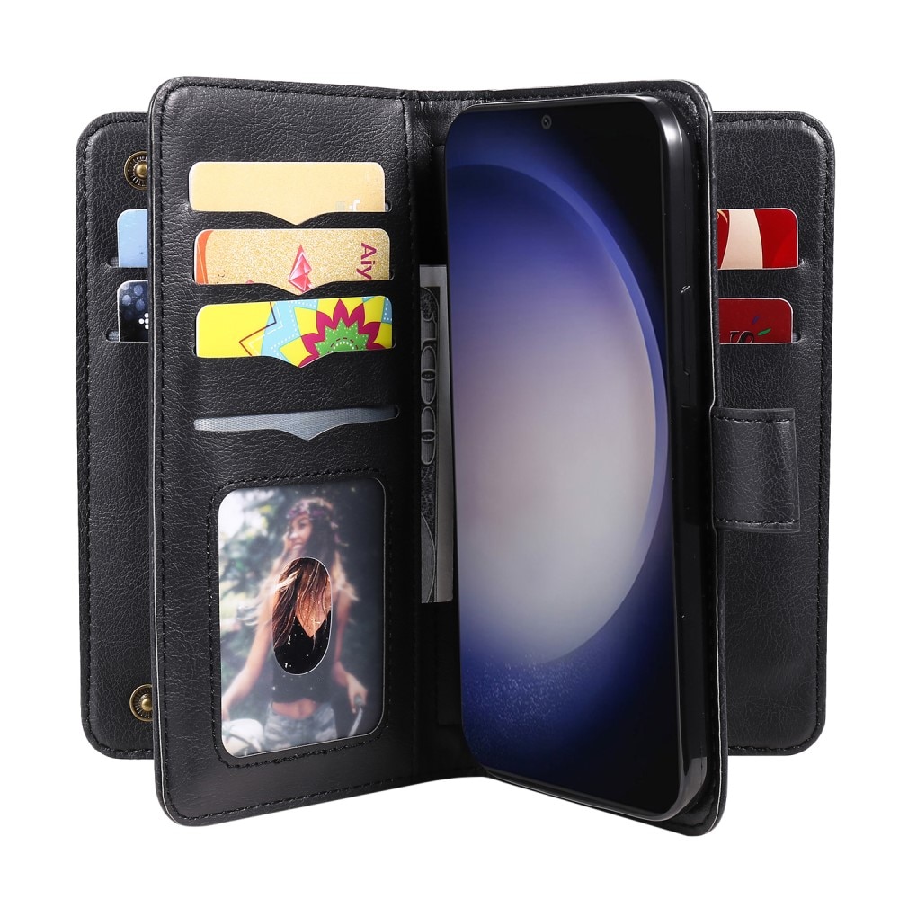 Funda cartera Multi-slot Samsung Galaxy S24, negro