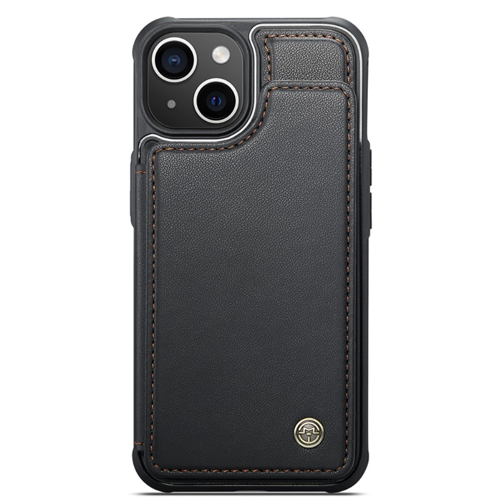 Funda con tarjetero anti-RFID iPhone 14 Plus negro