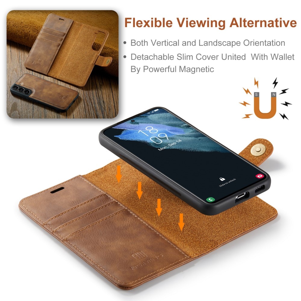 Cartera Magnet Wallet Samsung Galaxy S24 Cognac