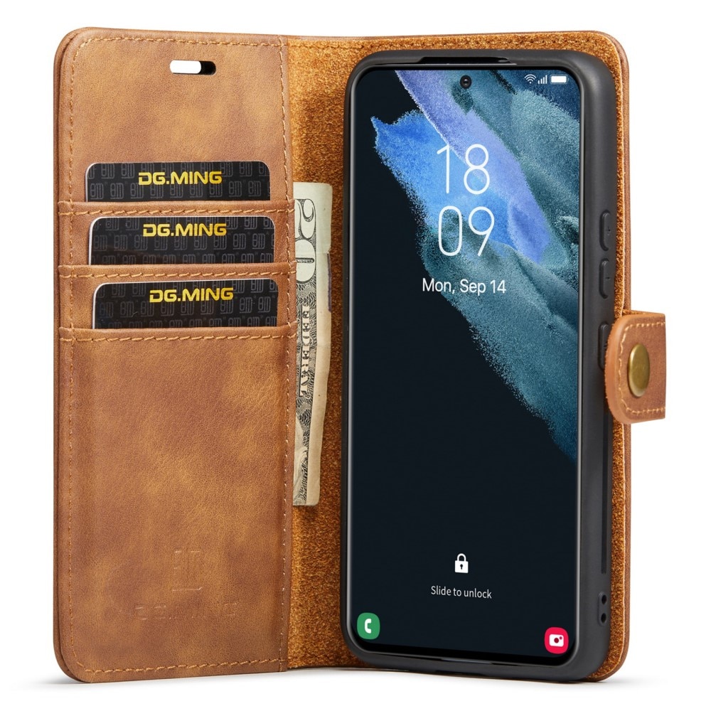 Cartera Magnet Wallet Samsung Galaxy S24 Plus Cognac