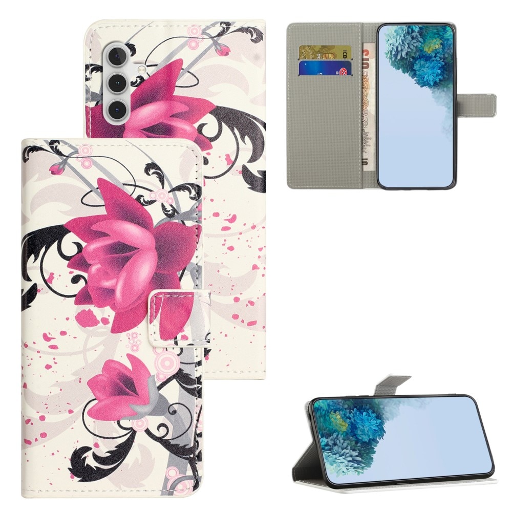 Cartera Samsung Galaxy A55 Flowers