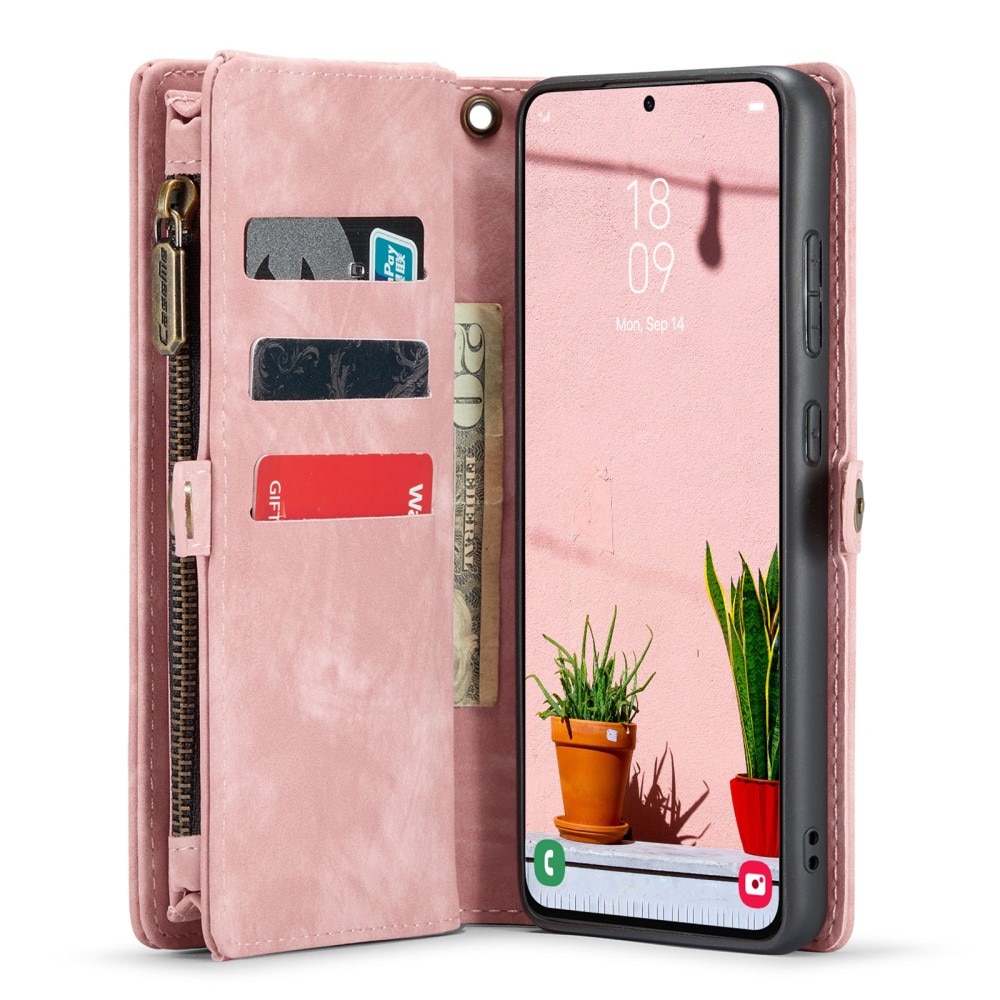 Cartera Multi-Slot Samsung Galaxy S24 rosado