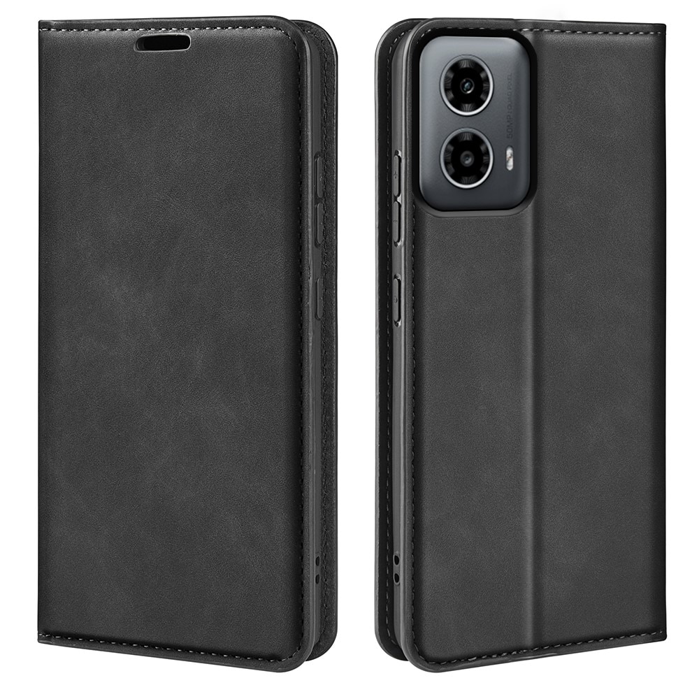 Funda delgada cartera Motorola Moto G34 Negro