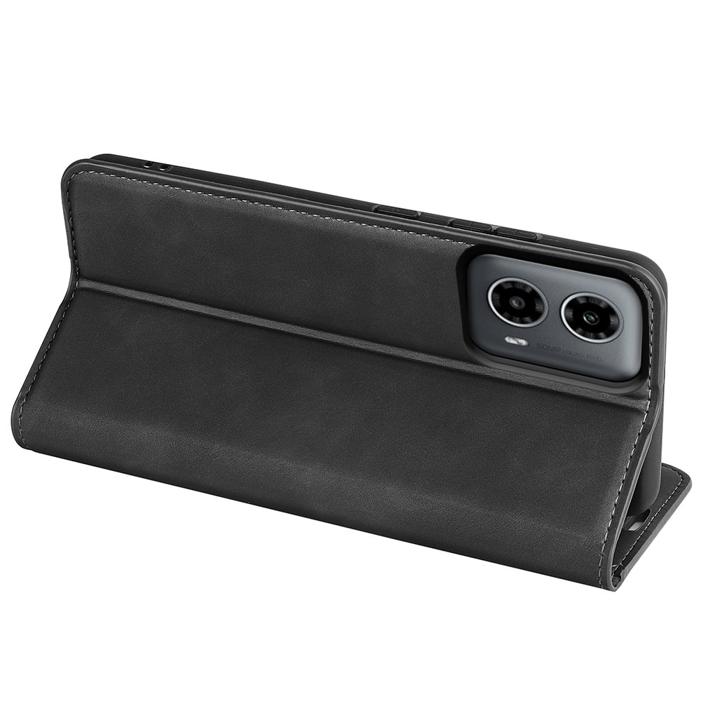 Funda delgada cartera Motorola Moto G34 Negro