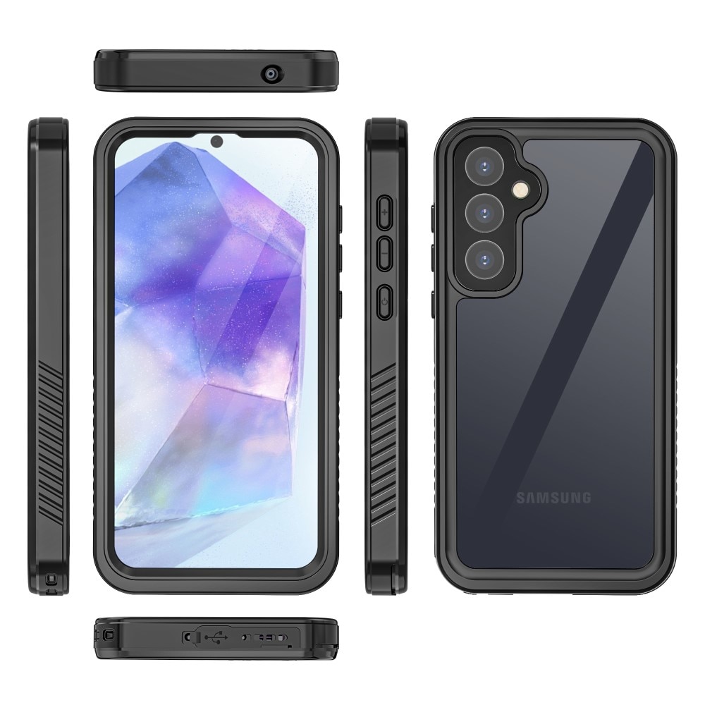 Funda Híbrida Impermeable Samsung Galaxy A55 transparente