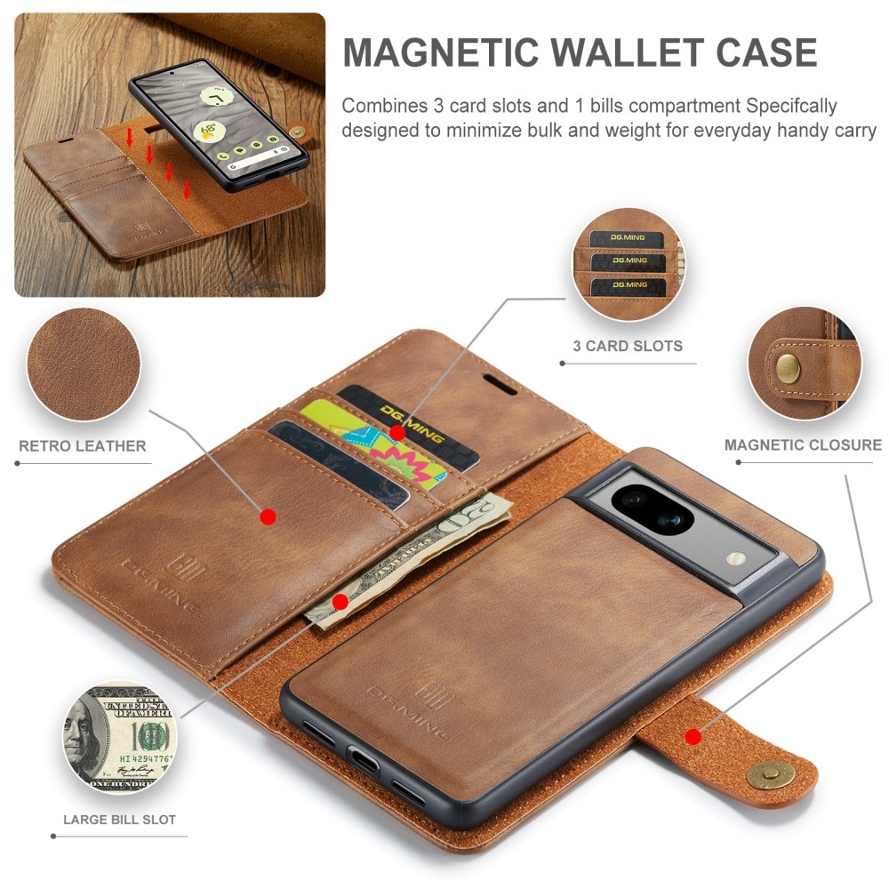 Cartera Magnet Wallet Google Pixel 9 Pro XL Cognac
