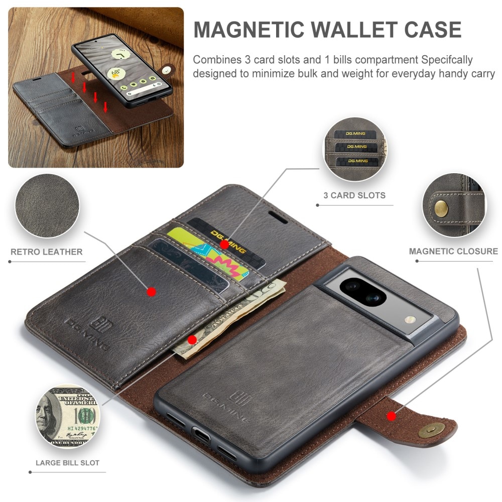 Cartera Magnet Wallet Google Pixel 9 Pro XL Brown