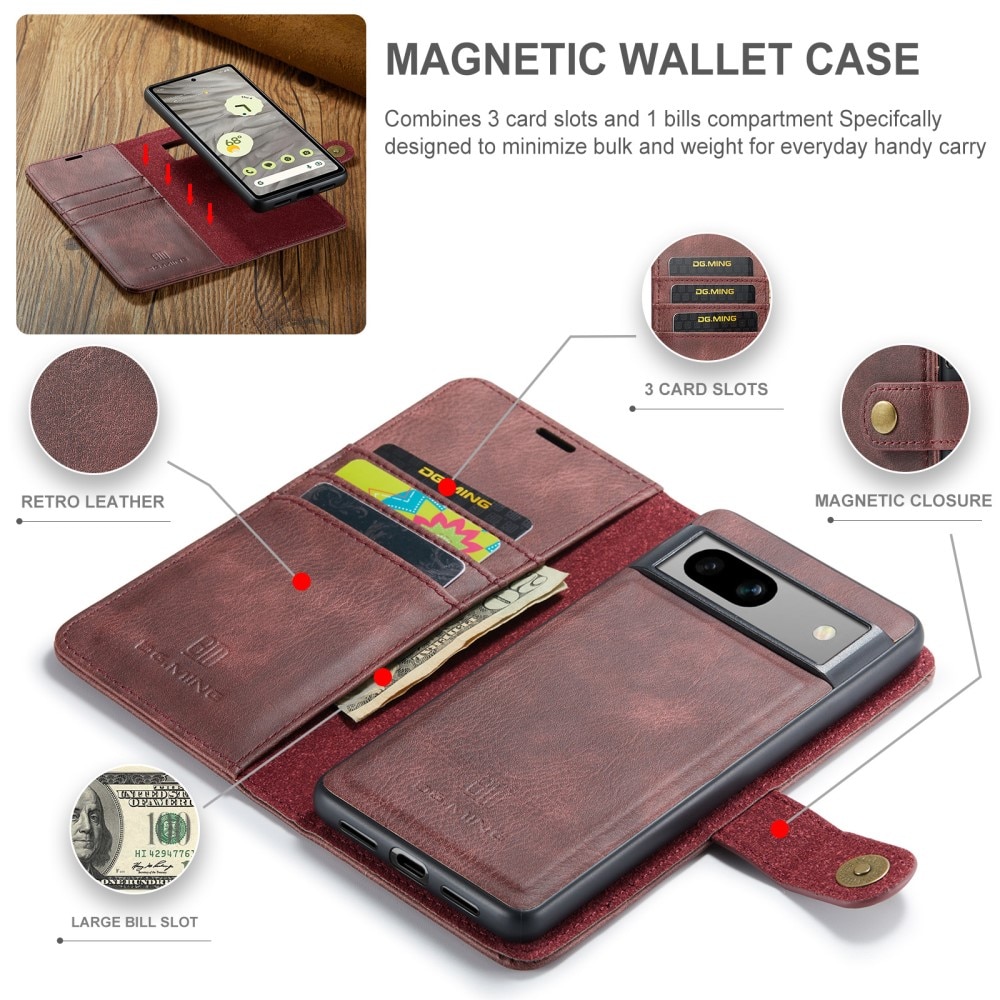 Cartera Magnet Wallet Google Pixel 9 Pro XL Red