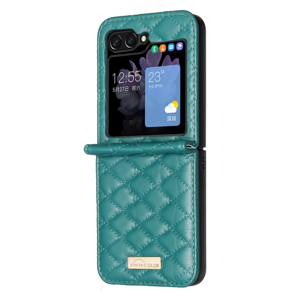 Funda acolchado Samsung Galaxy Z Flip 6 verde