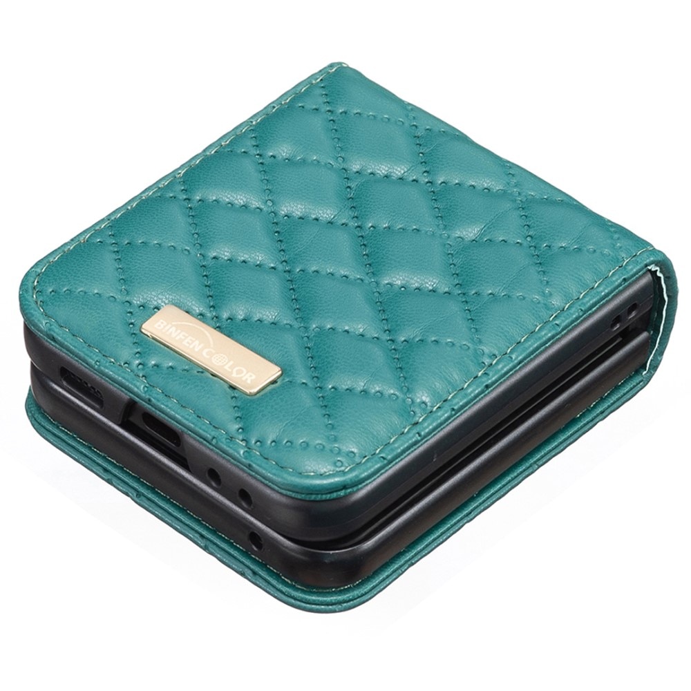 Funda acolchado Samsung Galaxy Z Flip 6 verde