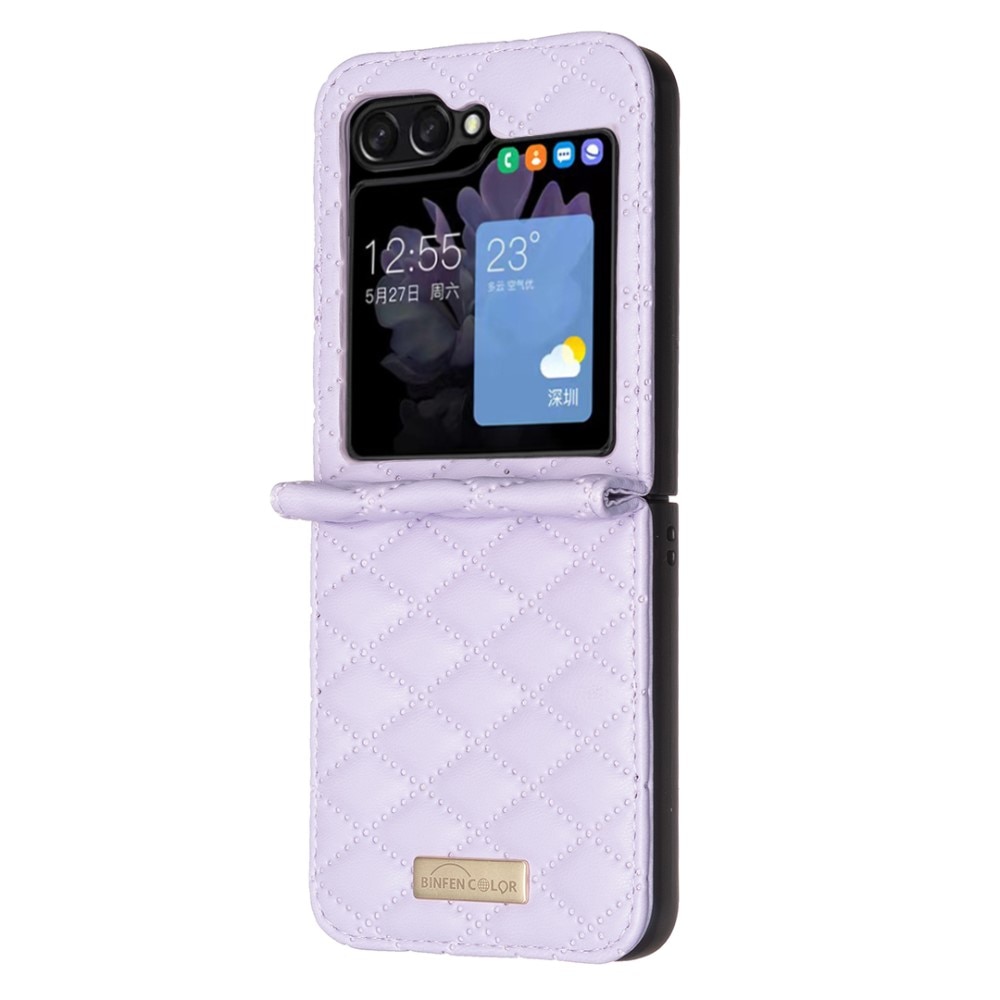 Funda acolchado Samsung Galaxy Z Flip 6 violeta