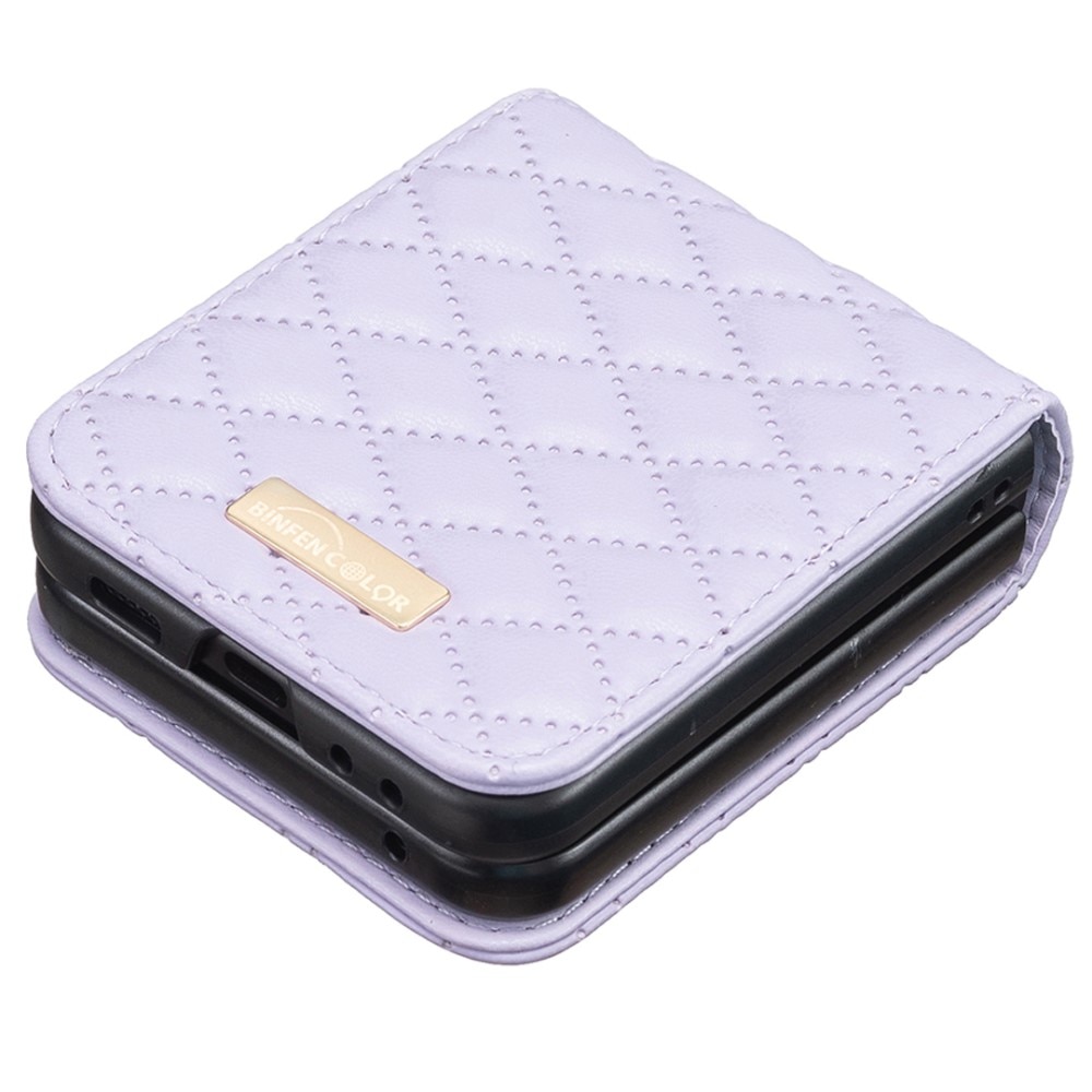 Funda acolchado Samsung Galaxy Z Flip 6 violeta