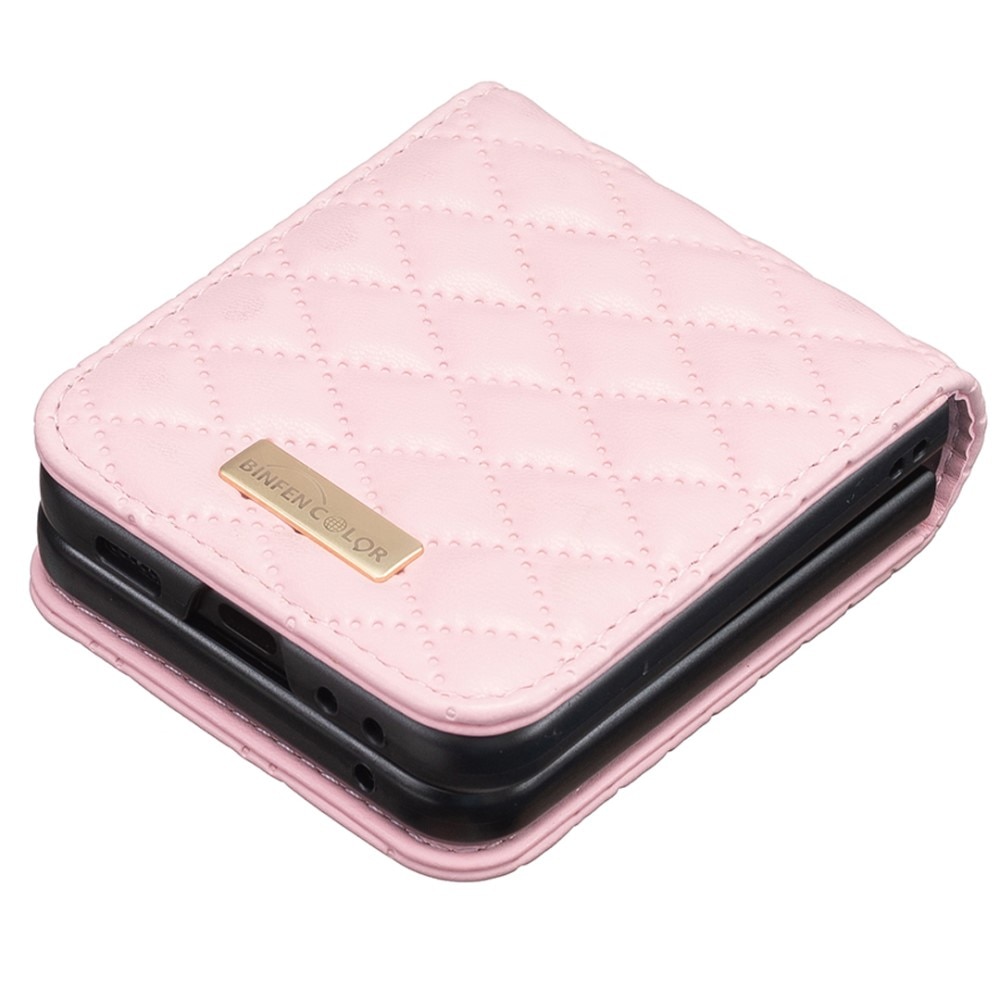 Funda acolchado Samsung Galaxy Z Flip 6 rosado