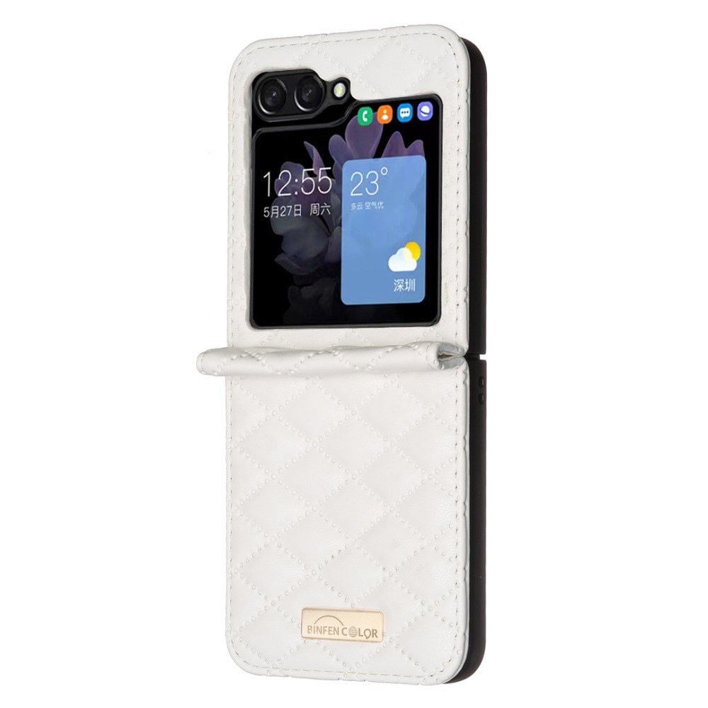 Funda acolchado Samsung Galaxy Z Flip 6 blanco