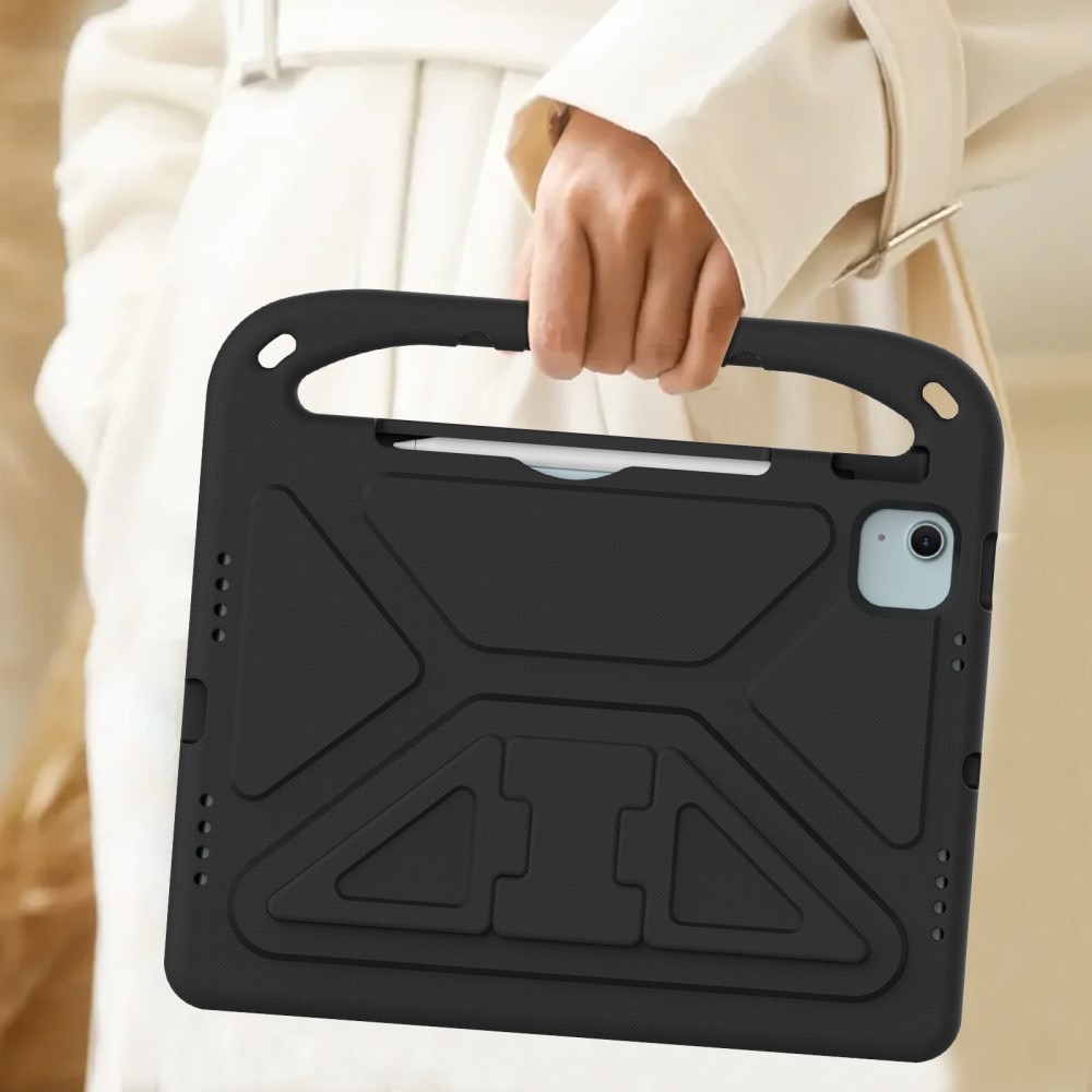 Funda EVA con asa para niños para Apple iPad Air 11 7th Gen (2025) negro