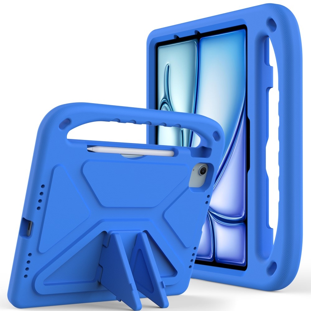 Funda EVA con asa para niños para iPad Pro 11 5th Gen (2024) azul