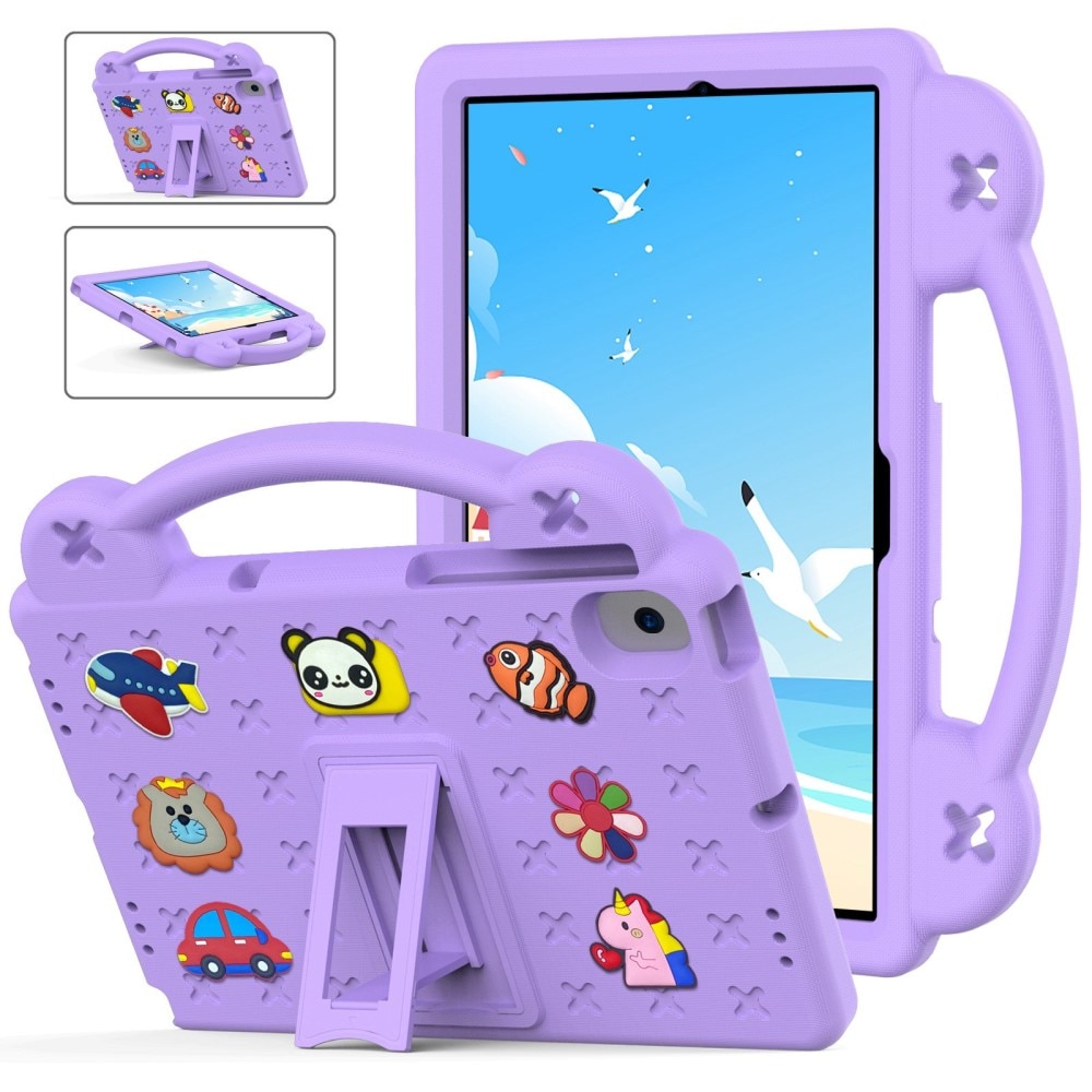Kickstand Funda a prueba de golpes para niños Samsung Galaxy Tab A8 10.5, violeta