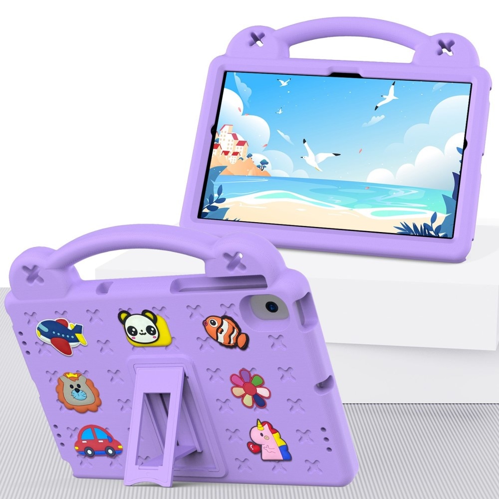 Kickstand Funda a prueba de golpes para niños Samsung Galaxy Tab A8 10.5, violeta