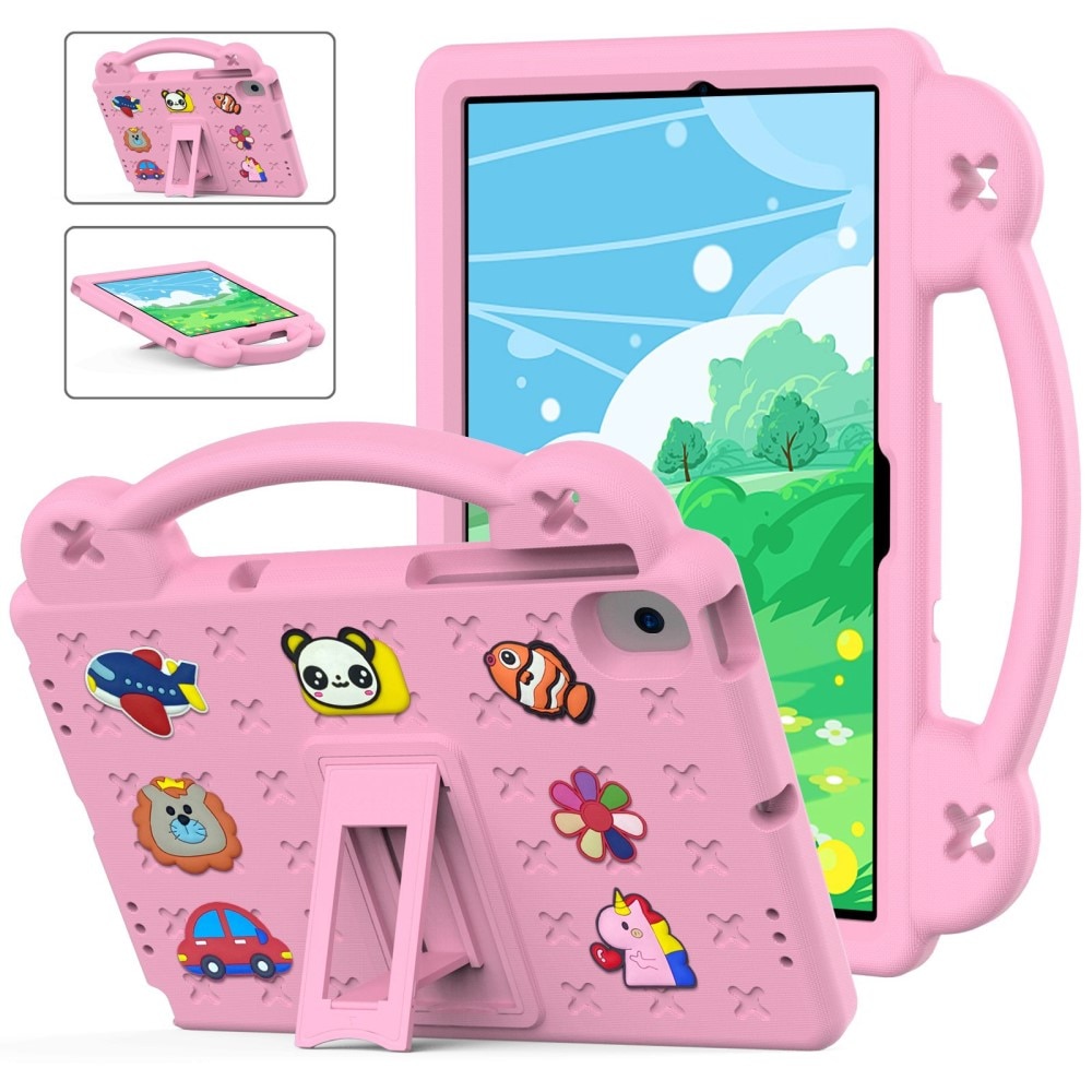 Kickstand Funda a prueba de golpes para niños Samsung Galaxy Tab A8 10.5, rosado