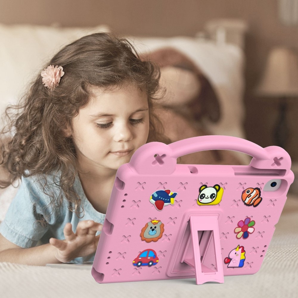 Kickstand Funda a prueba de golpes para niños Samsung Galaxy Tab A8 10.5, rosado