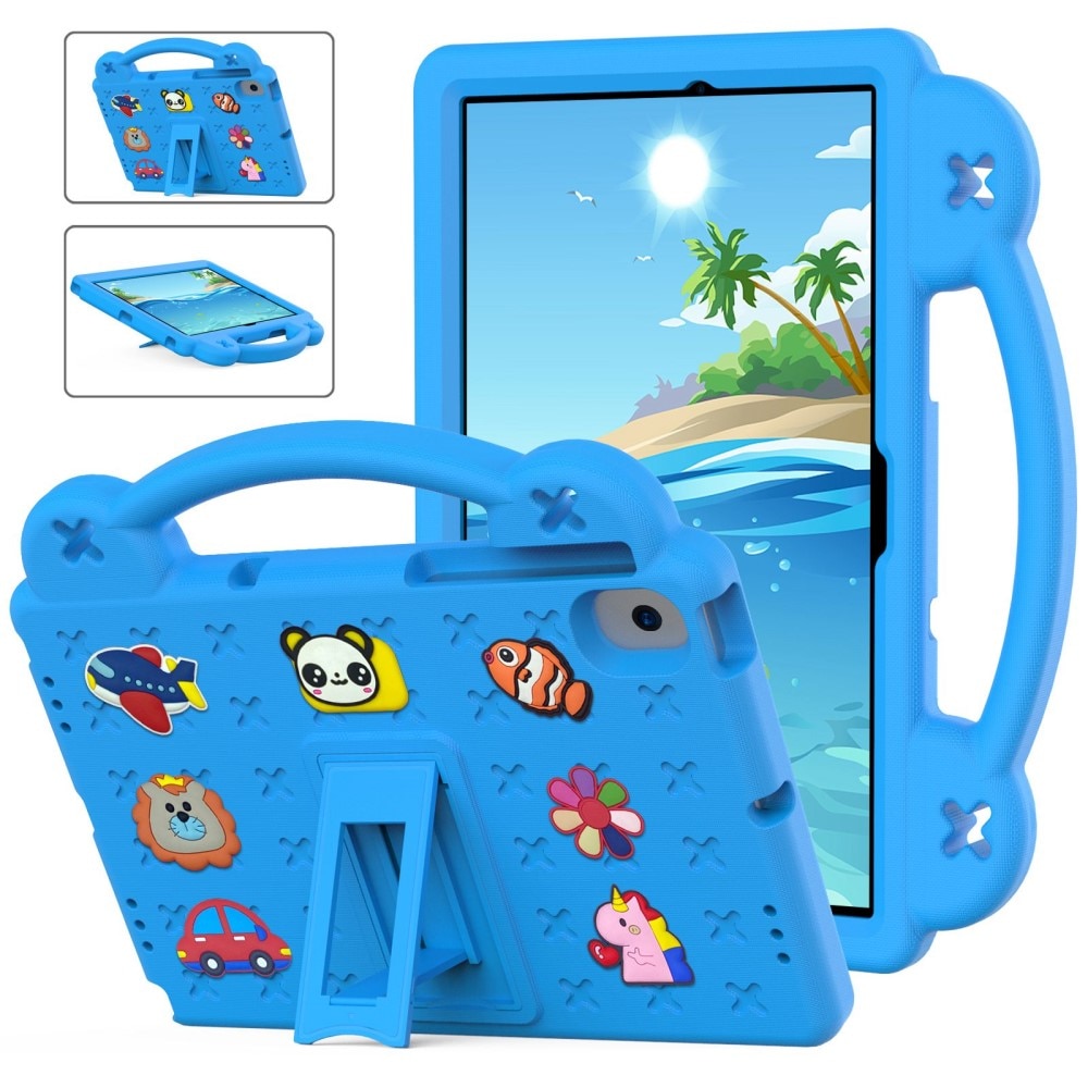 Kickstand Funda a prueba de golpes para niños Samsung Galaxy Tab A8 10.5, azul