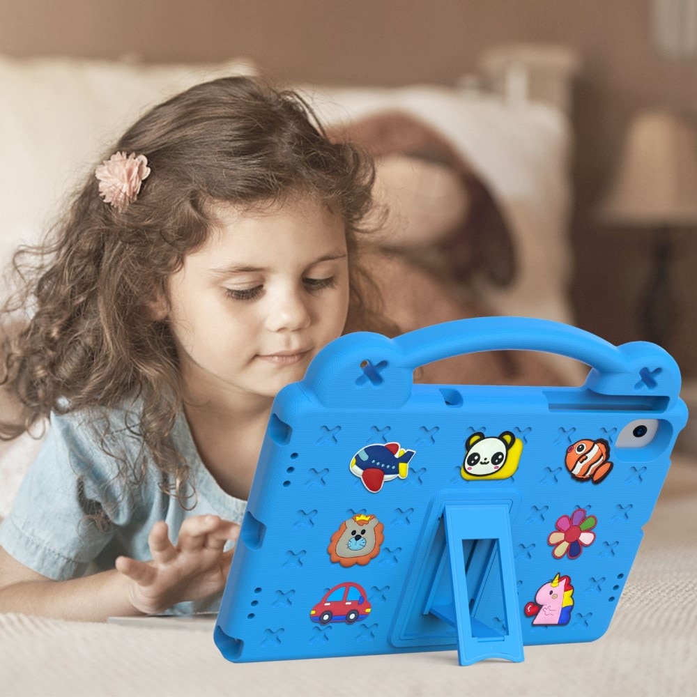 Kickstand Funda a prueba de golpes para niños Samsung Galaxy Tab A8 10.5, azul