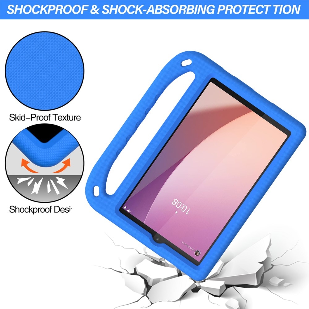 Funda EVA con asa para niños para Lenovo Tab M8 (4th Gen) azul