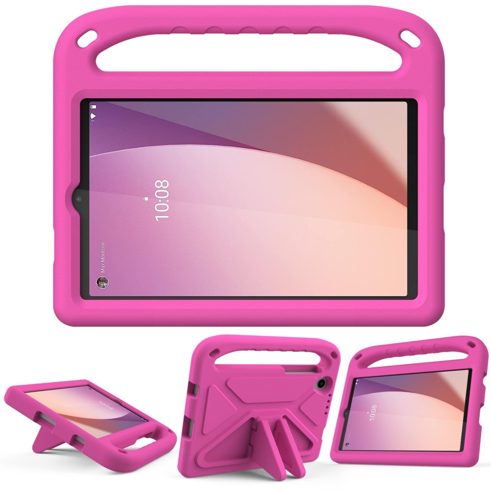 Funda EVA con asa para niños para Lenovo Tab M8 (4th Gen) rosado