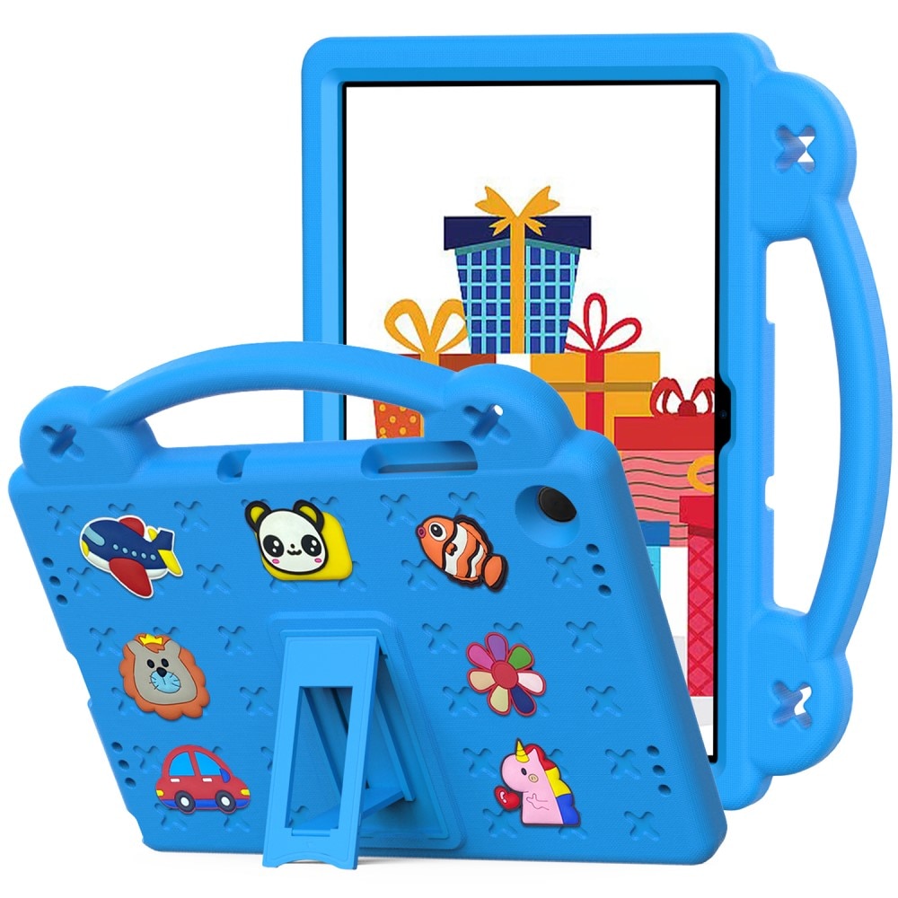 Kickstand Funda a prueba de golpes para niños Samsung Galaxy Tab A9 Plus, azul