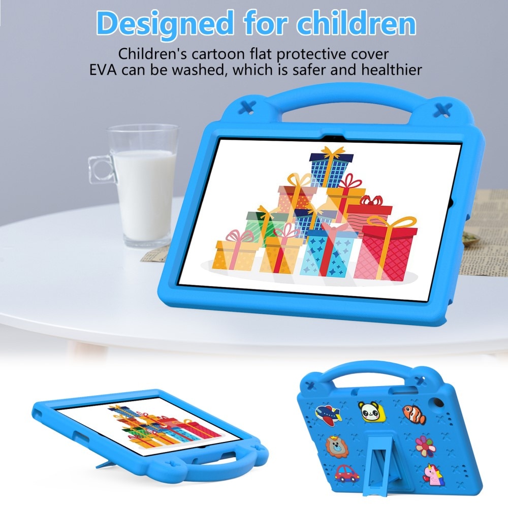 Kickstand Funda a prueba de golpes para niños Samsung Galaxy Tab A9 Plus, azul