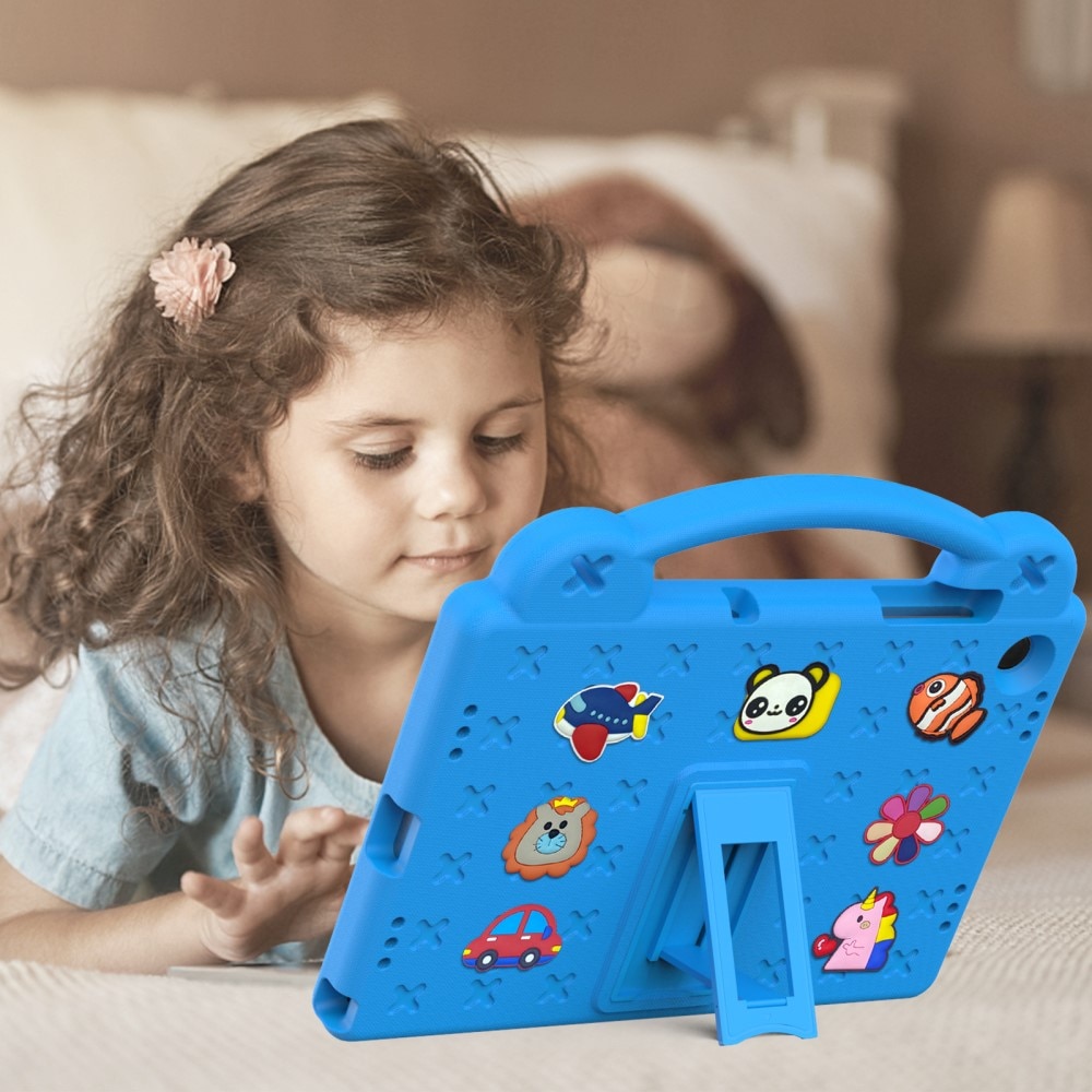 Kickstand Funda a prueba de golpes para niños Samsung Galaxy Tab A9 Plus, azul