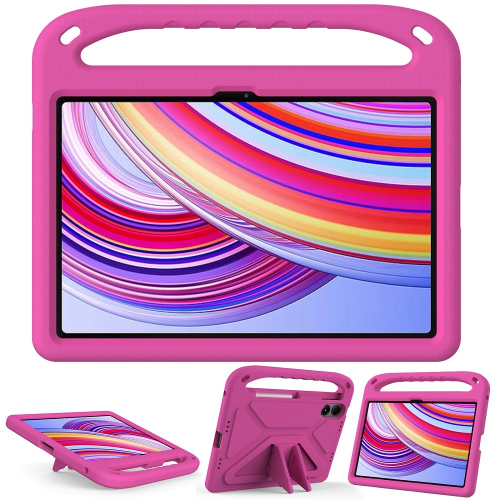 Funda EVA con asa para niños para Xiaomi Redmi Pad Pro rosado