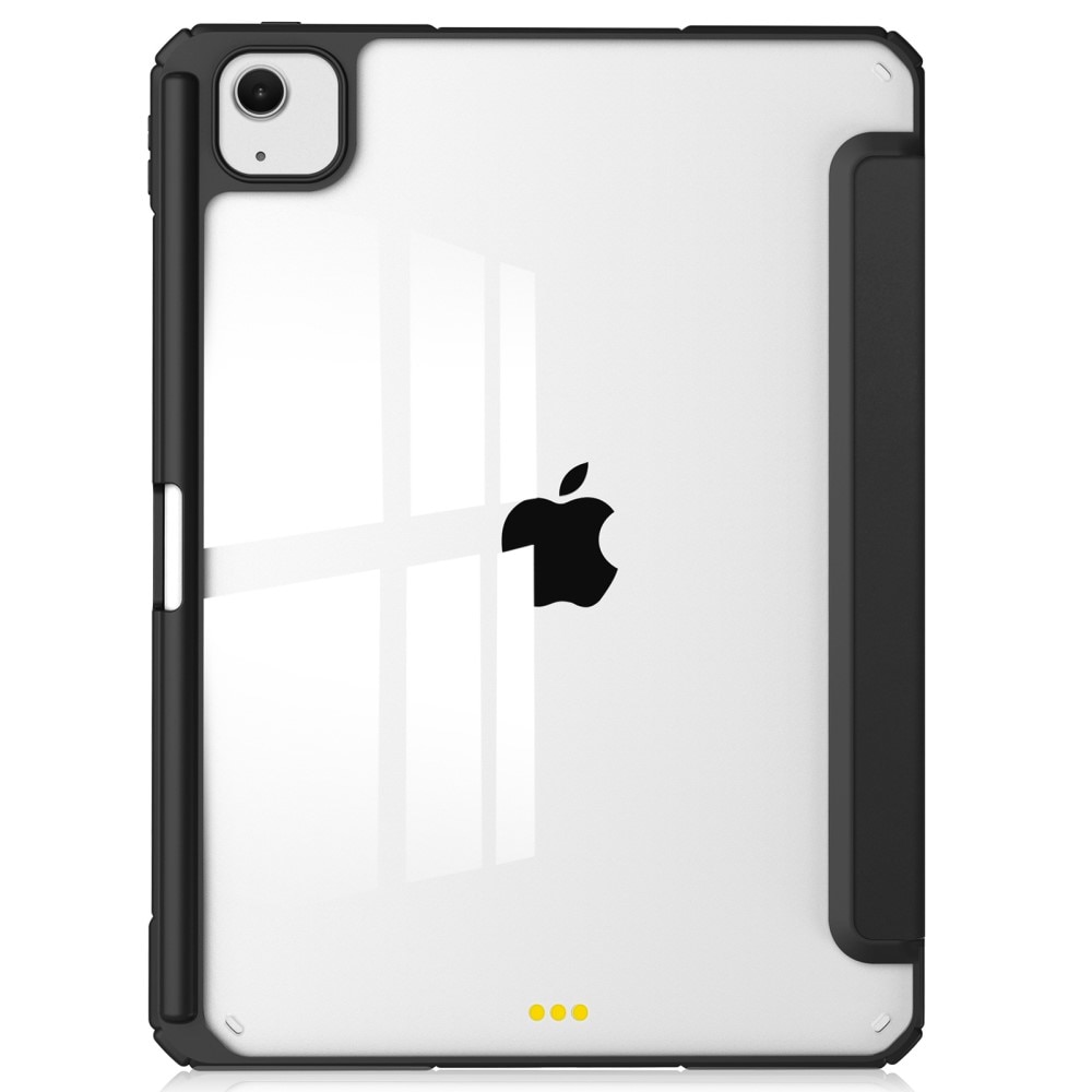 Funda Tri-Fold con portalápices Apple iPad Air 13 2nd Gen (2025) negro/transparente