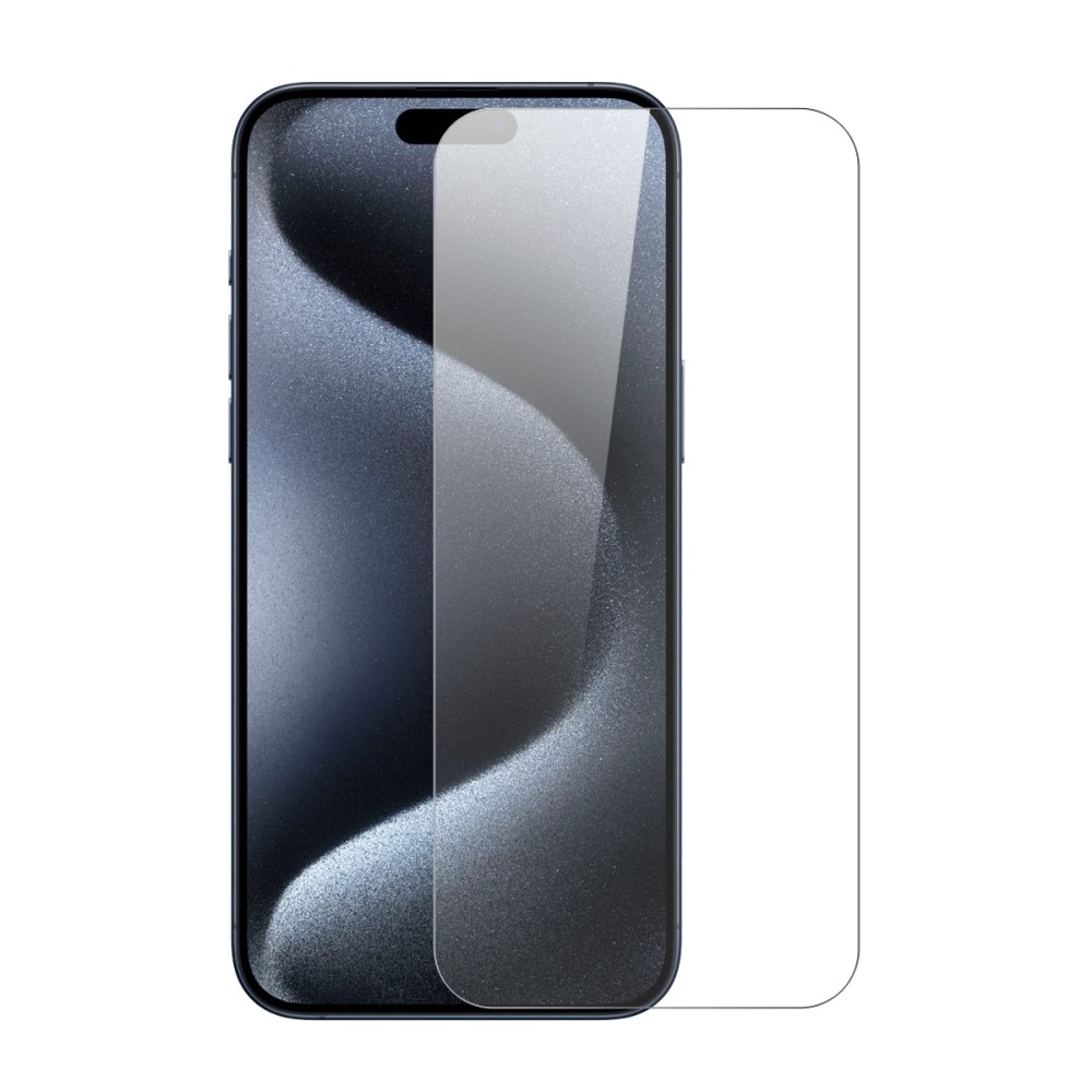 Protector de pantalla en cristal templado iPhone 15 Pro (2 piezas)