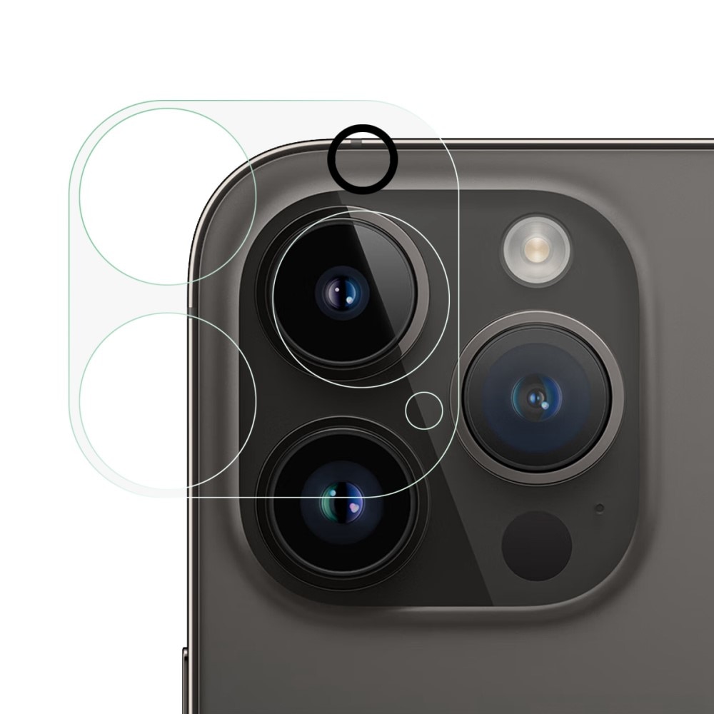 Protector de lente cámara de cristal templado iPhone 14 Pro Max