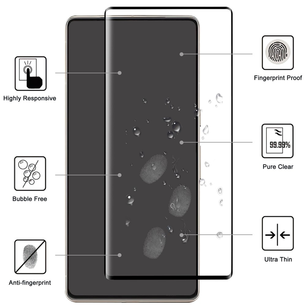 Protector Pantalla Cobertura total Cristal Templado Google Pixel 8 negro -  Comprar online
