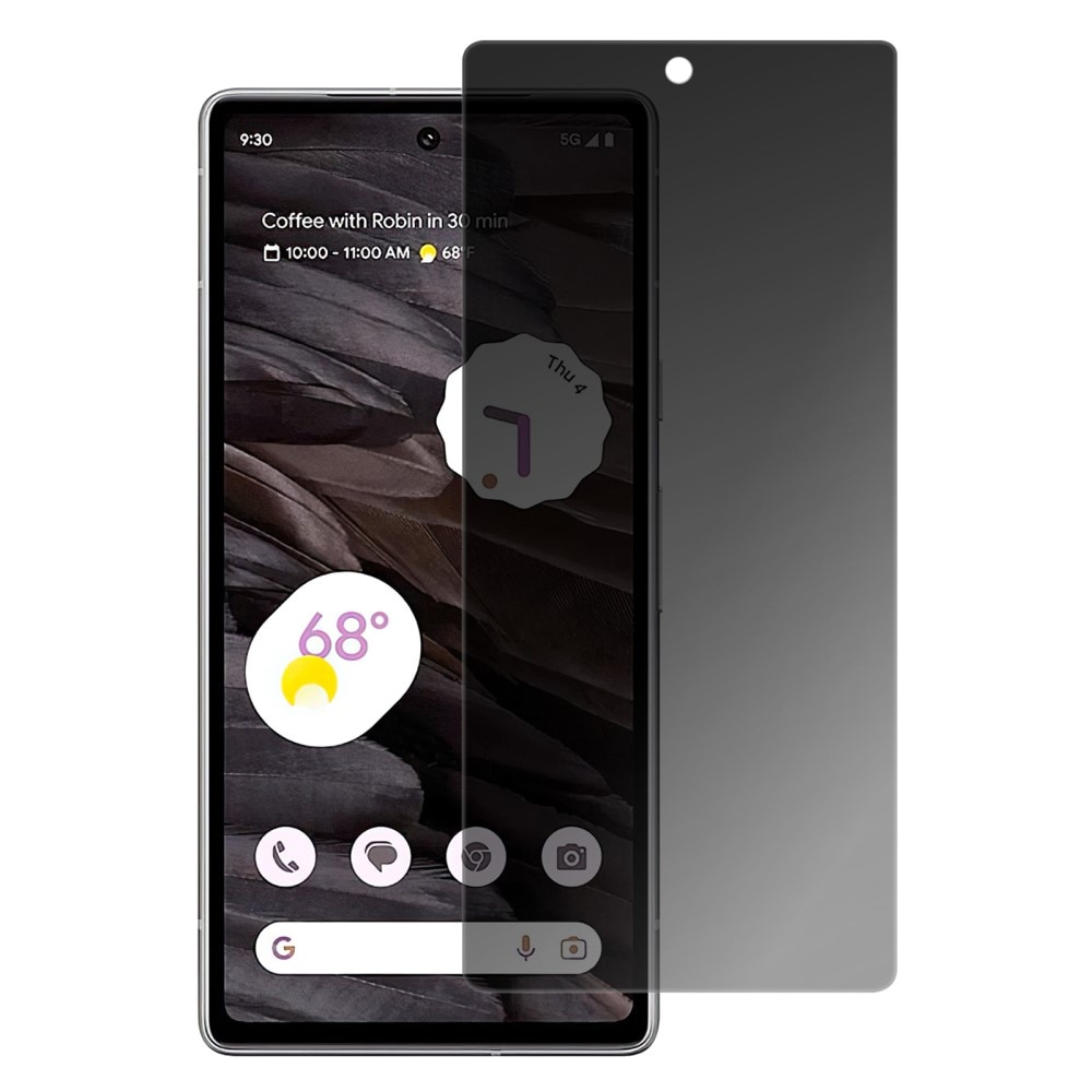 Protector de pantalla privacidad de cristal templado Google Pixel 7a negro  - Comprar online