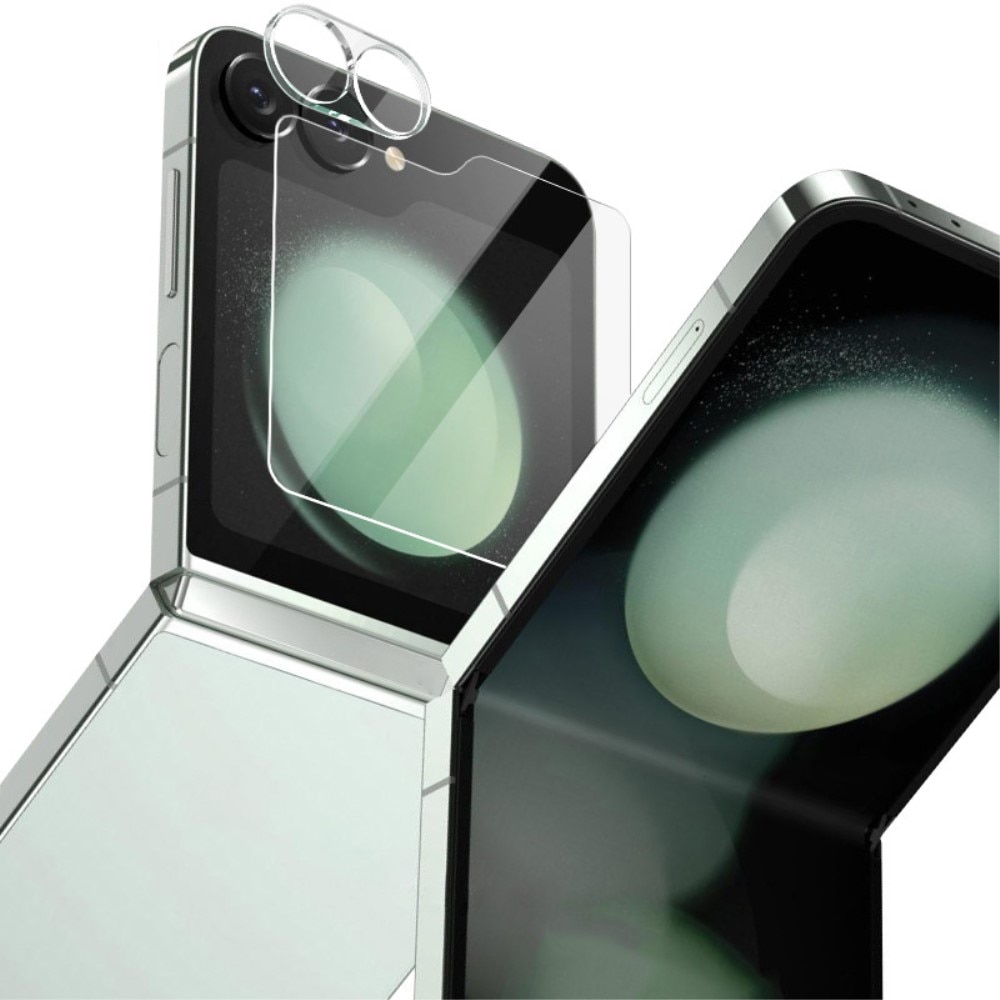 Protector Pantalla Exterior y Cubre objetivo Samsung Galaxy Z Flip 6