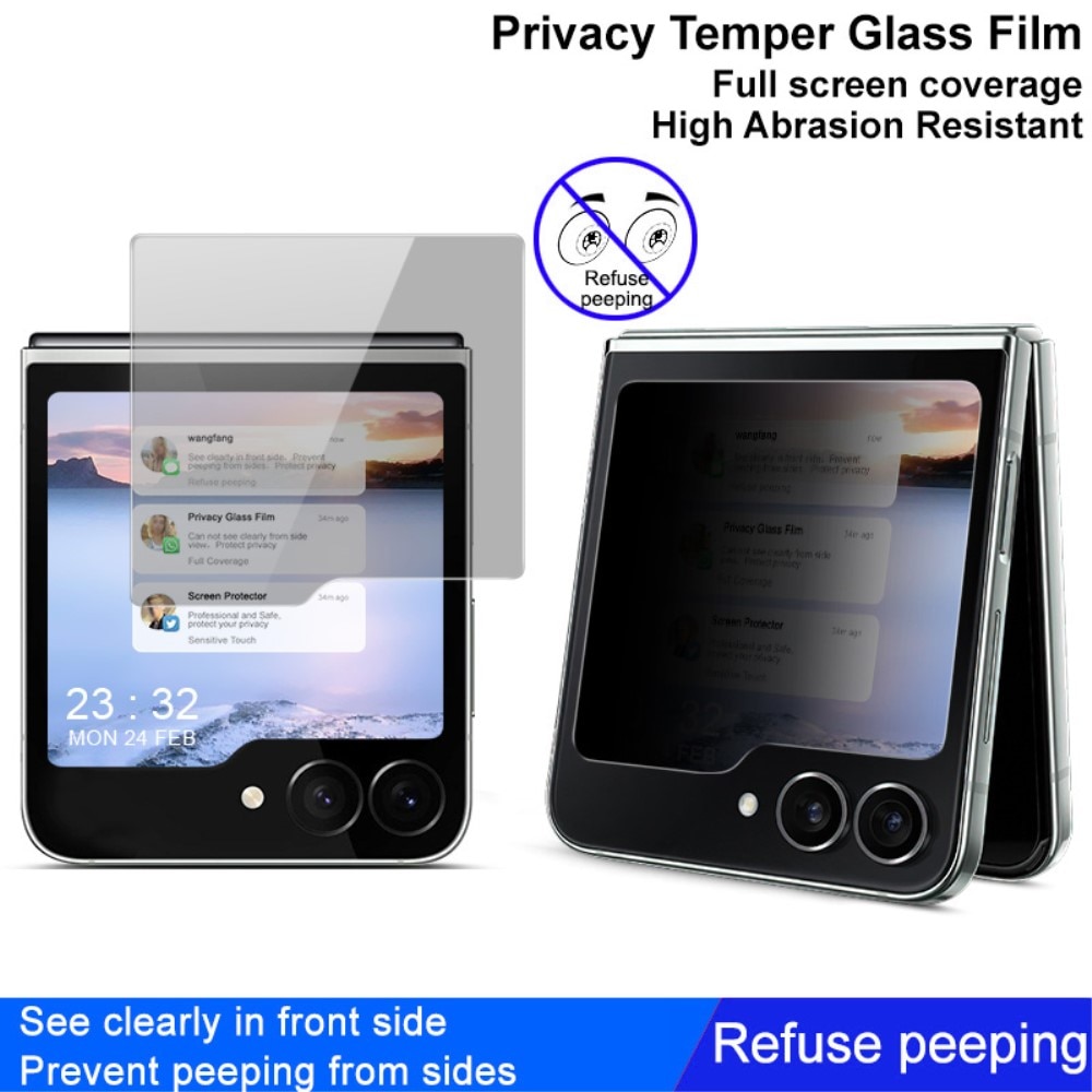 Protector Pantalla Exterior privacidad Samsung Galaxy Z Flip 6