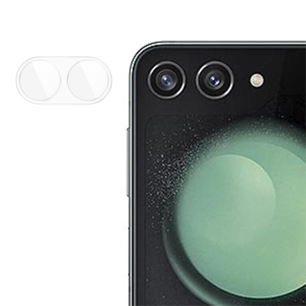 Protector de lente cámara de cristal templado Samsung Galaxy Z Flip 6 transparente