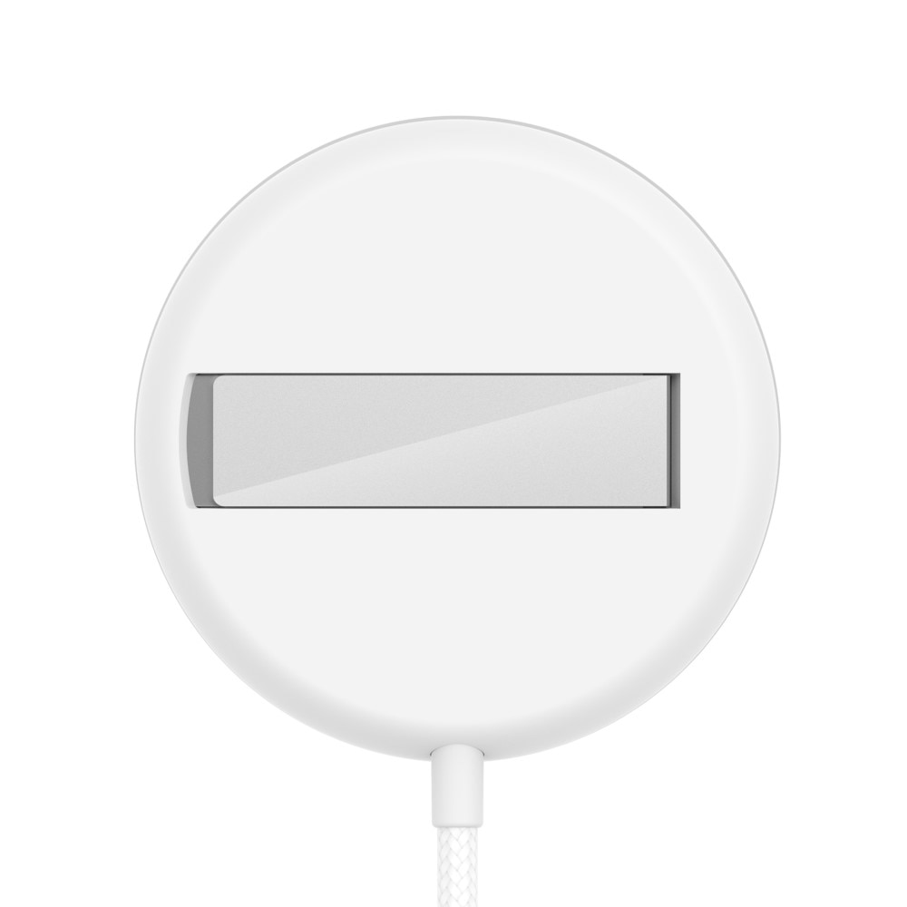 Qi2 15W MagSafe Cargador Inalámbrico con Soporte blanco