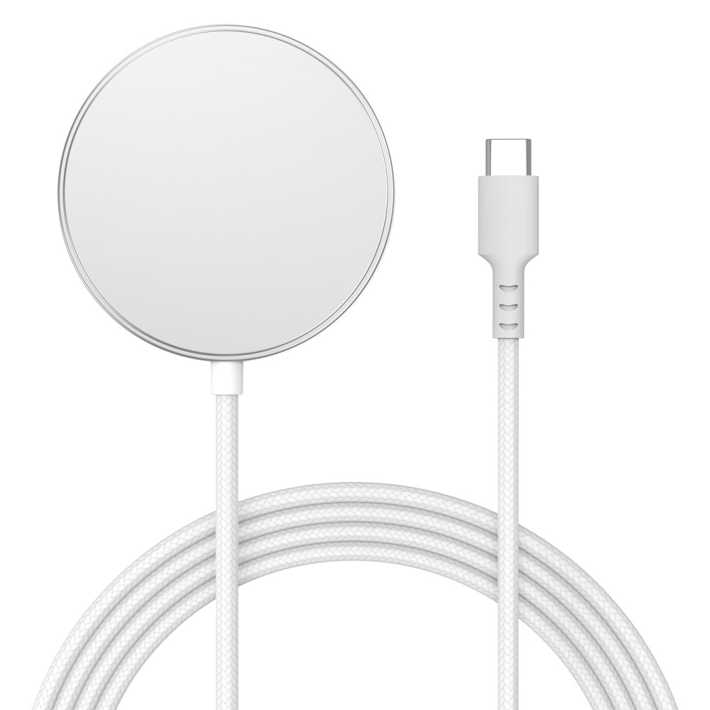 Qi2 15W MagSafe Cargador Inalámbrico blanco