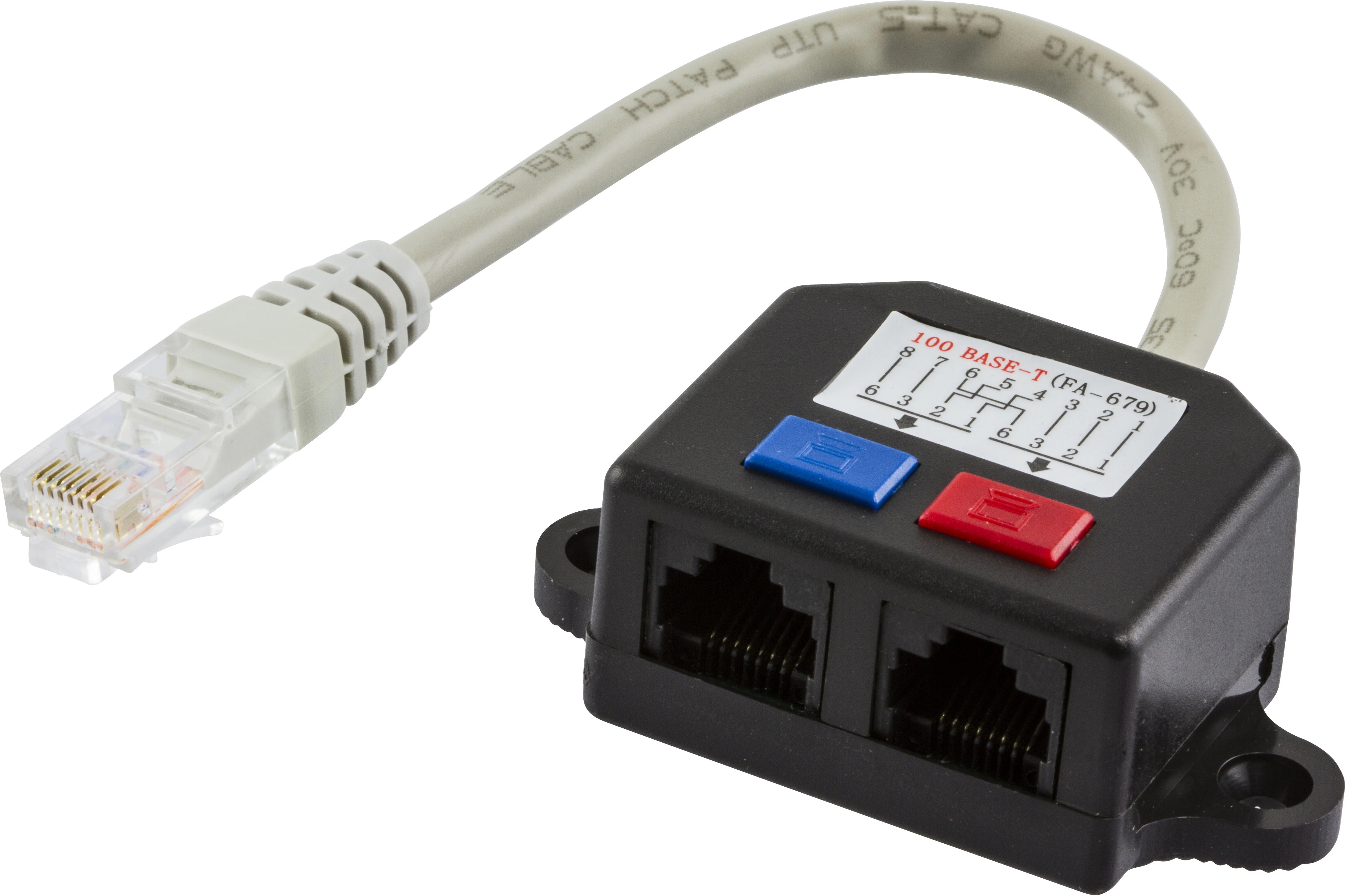 Cable Y RJ45 Ethernet