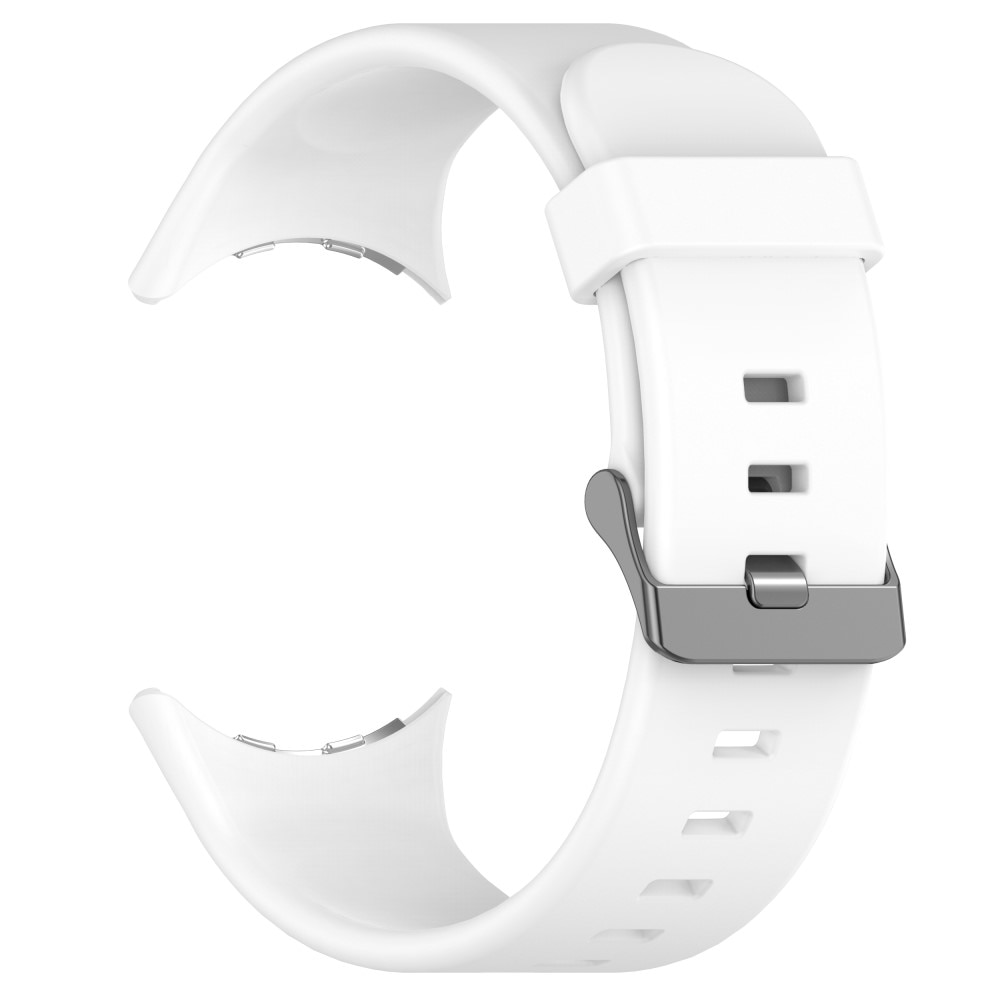 Correa de silicona para Google Pixel Watch 3 XL 45mm, blanco