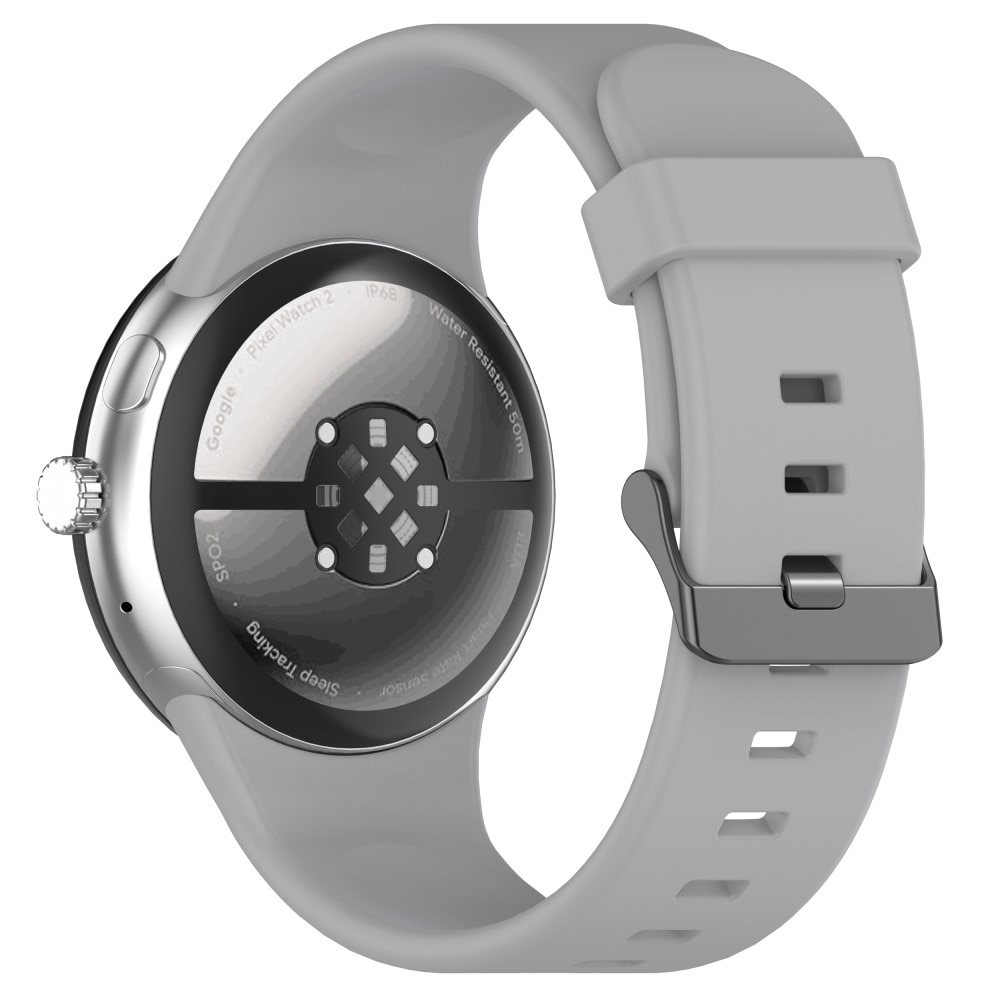 Correa de silicona para Google Pixel Watch 3 XL 45mm, gris