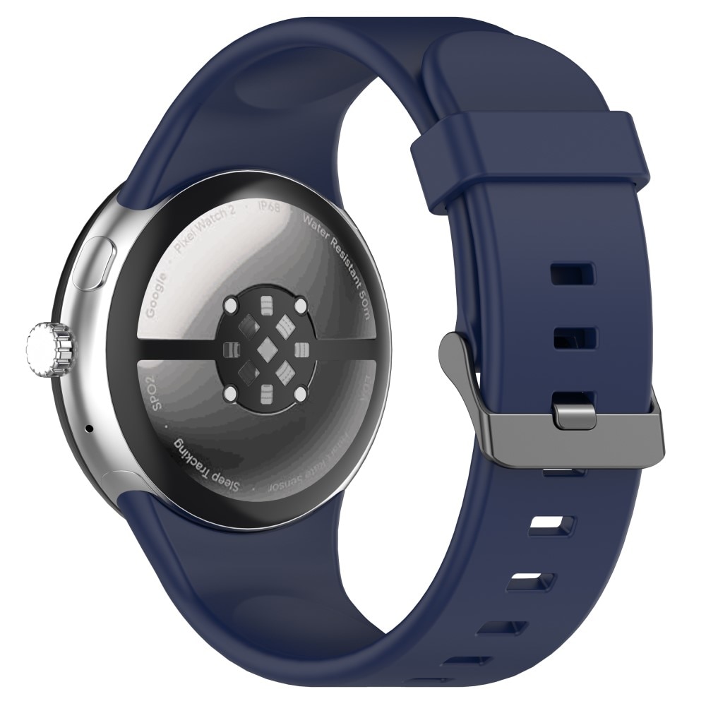 Correa de silicona para Google Pixel Watch 3 XL 45mm, azul oscuro