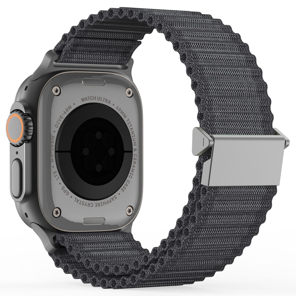 Correa de Active Nylon Apple Watch Series 7 45mm gris